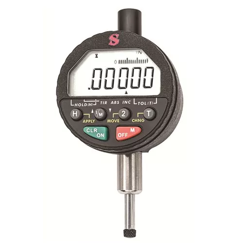 0.001/.0005/.0001/.00005”/0.02/0.01/0.002/0.001mm Digital Indicators 3/8” Stem – SPC Output