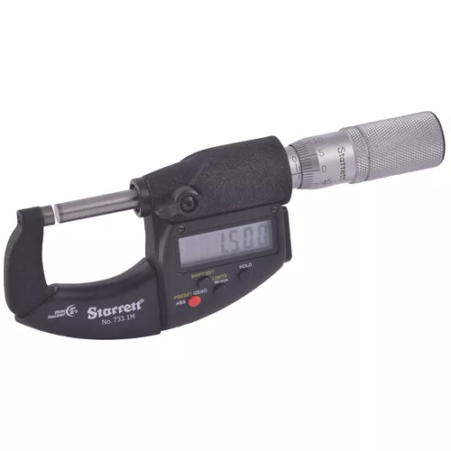 0 – 1”/0-25mm Electronic Outside Digital Outside Micrometers Friction Thimble IP67 – Wireless