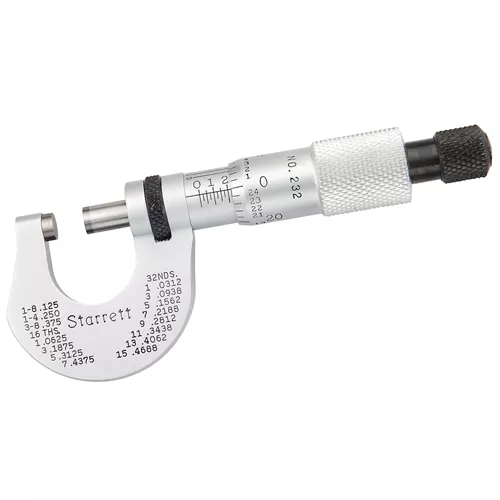 0 – 1/2” MechanicalDigital Outside Micrometers Ratchet Thimble