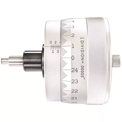 0 – 1” Mechanical Super Precision Micrometer Heads Plain Thimble +/-.00003” Accuracy