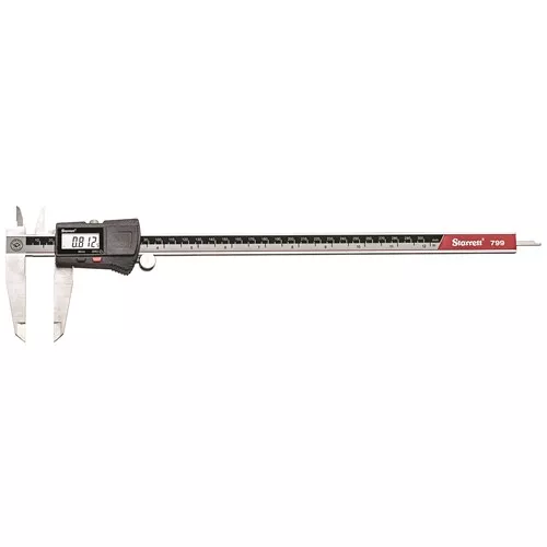 0-12” Electronic Slide Caliper Thumb Wheel SPC Output 2-1/2” Outside Jaw Depth