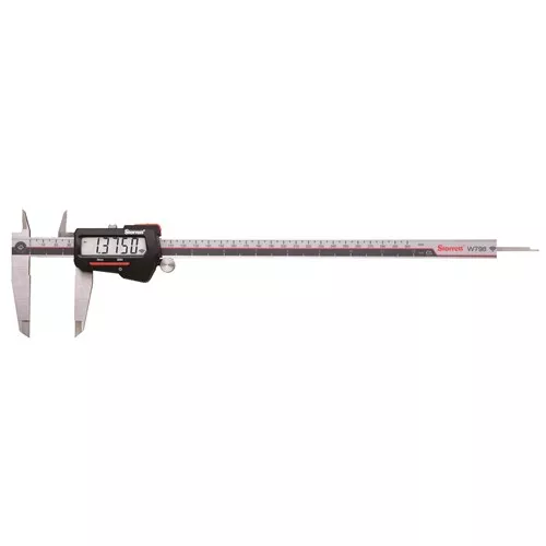 0-12” Wireless Slide Caliper Thumb Wheel2-1/2” Outside Jaw Depth