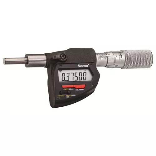 0 – 2” 0-50mm Electronic Wireless Micrometer Heads Friction Thimble +/-.0001” AccuracyNo