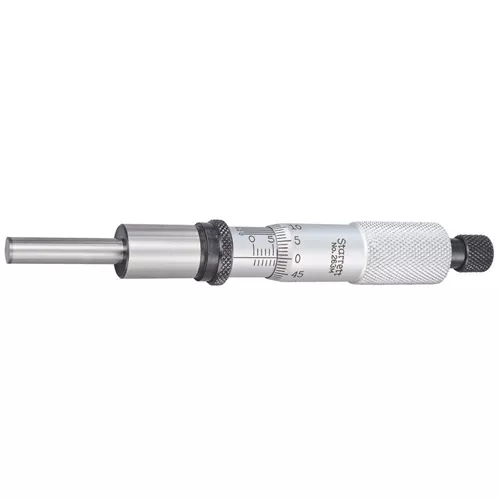 0-25mm Mechanical Micrometer Heads Ratchet Thimble +/-.00075mm Accuracy