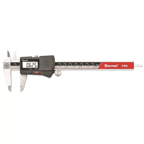 0-6” Electronic Slide Caliper Thumb Wheel1-1/2” Outside Jaw Depth