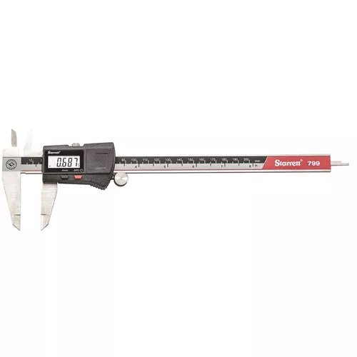0-8” Electronic Slide Caliper Thumb Wheel SPC Output 2” Outside Jaw Depth