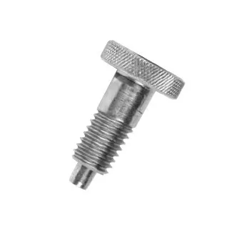 1/2”-13 UNC Knurled Knob Hand Retractable Spring Plunger Stainless Steel