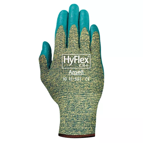 11-501 Nitrile Palm Coated Gloves, Size 8, Gray/Blue 012-11-501-8