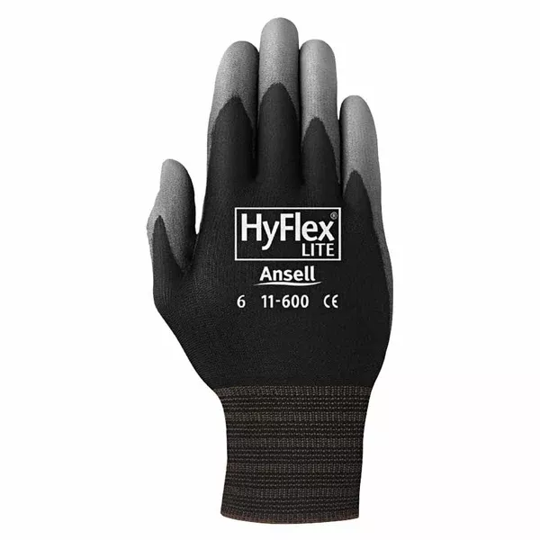 11-600 Palm-Coated Gloves, Size 11, Black 012-11-600-11-BK