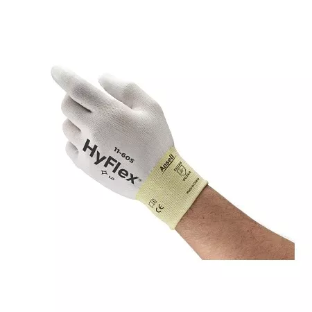 11-605 Fingertip-Coated Gloves, Size 9, White 012-11-605-9