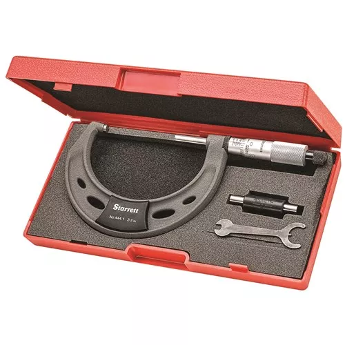 2 – 3” Vernier Outside Micrometers Ratchet Thimble Flat Spindle .0001” Graduation