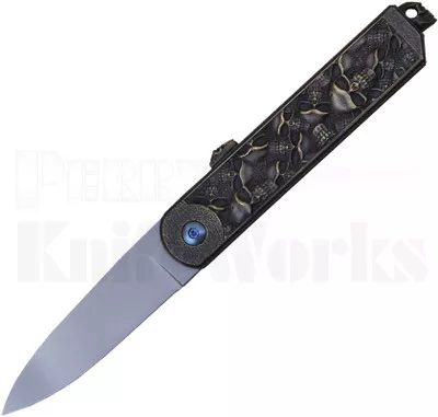 2 Saints El Napo Bronze Friction Folder Skulls (2.75" Bead Blast)