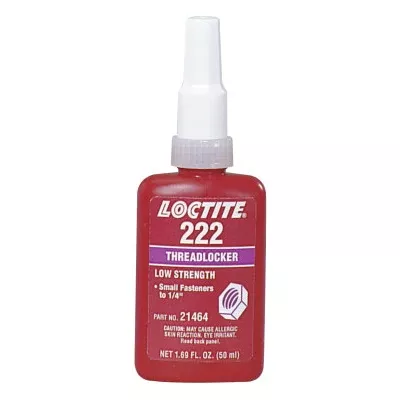 222 Threadlocker, Low Strength/Small Screw, 10 mL, Purple 442-231125