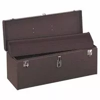 24 in Professional Tool Boxes, 24-1/8 in W x 8-5/8 in D x 9-3/4 in H, Steel, Brown 444-K24B