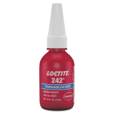242 Threadlocker, Medium Strength, 10 ml, Blue 442-135354