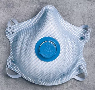 2500 Series N95 Particulate Respirators, Half-facepiece, 2-Strap, Medium/Large 507-2500N95