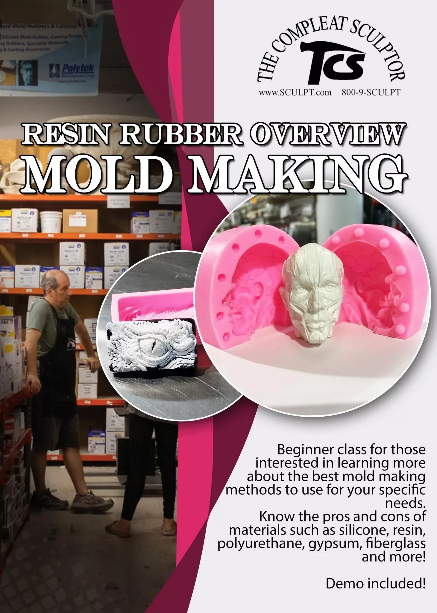 260818 Resin Rubber Overview Mold Making - August 18th