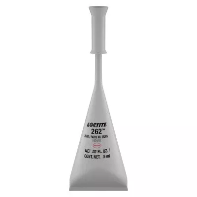 262 Threadlockers, Medium to High Strength, 0.5 mL, Red 442-231922