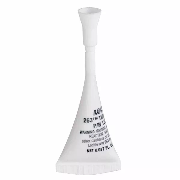 263 Threadlockers, High Strength, 1/2 mL Tube, Red 442-1330582