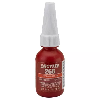 266 Threadlockers, High Strength/High Temperature, 10 mL, Red-Orange 442-232327