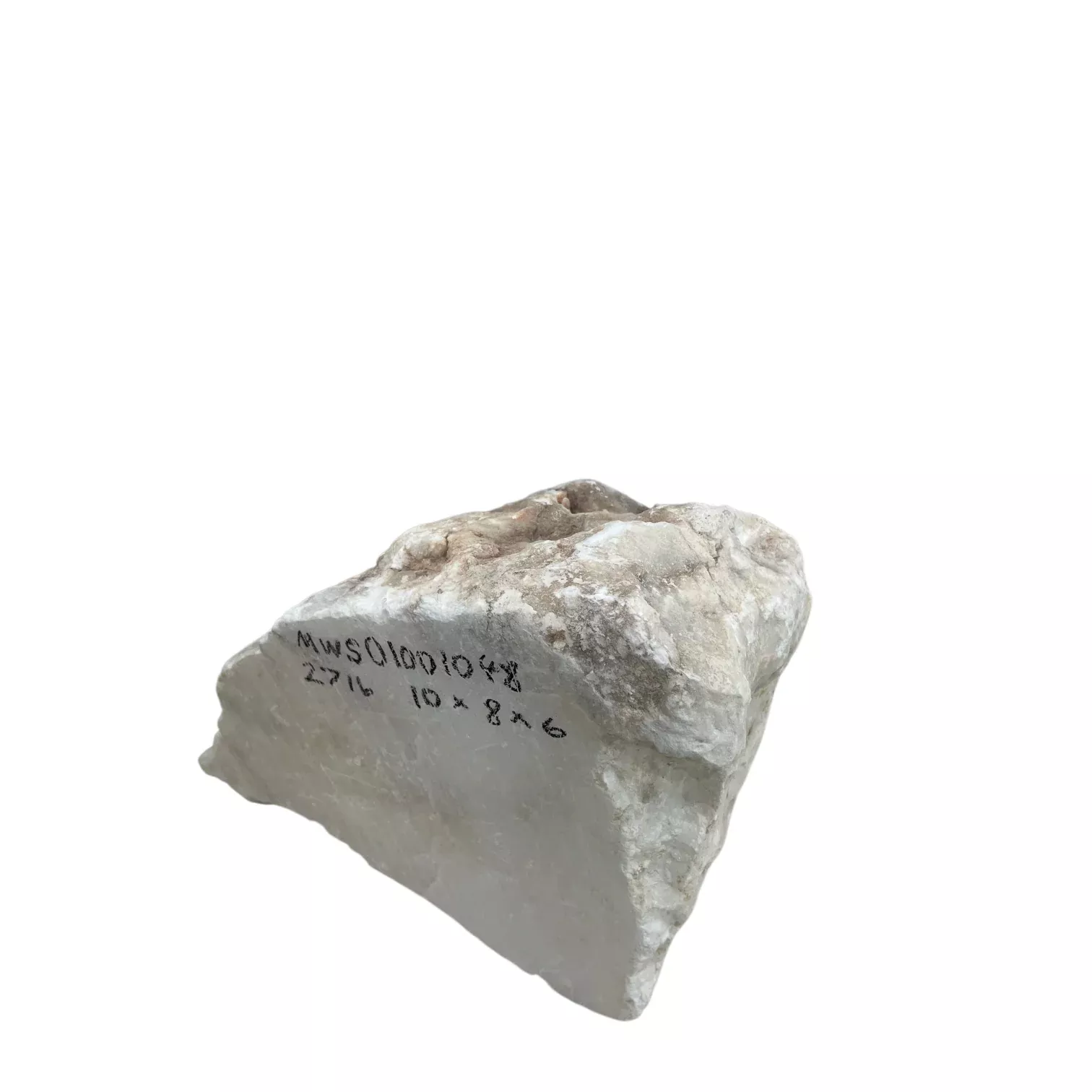 27lb Mario's White Translucent Alabaster 10x8x6 MWS01001048