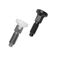 3/8”-16 UNC Delrin Knob Hand Retractable Spring Plunger Stainless Steel 1-1/8” Body Length