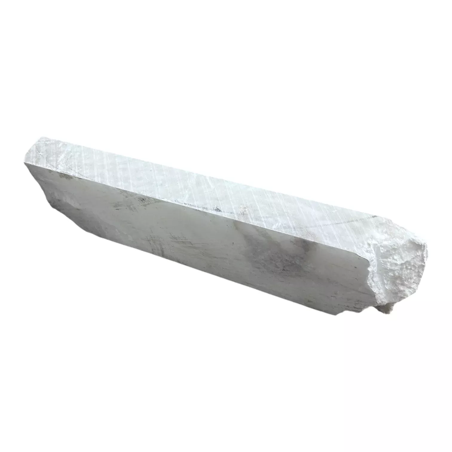 31lb Mario's White Translucent Alabaster 25x7x2.5