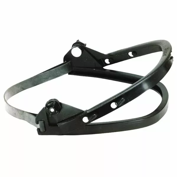 337 Capshield Faceshield Adapter, Plastic, Black, 15 in L x 8-3/4 in H 138-14946