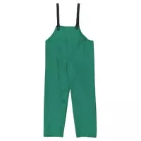 388BF Dominator Bib Pant, 0.42 mm, PVC/Hi-Tensile Poly/PVC, Green, Large 611-388BFL