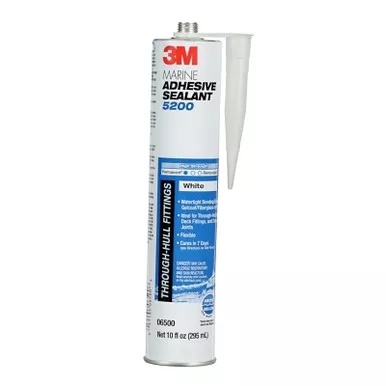 3M 7000000623 Marine Adhesive Sealant, 295 mL, Cartridge, White