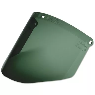 3M 7000002340 Dark Green Polycarbonate Faceshield WP96, Molded