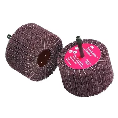 3M 7000077965 Combi-S Wheels, 3 in dia., 80 Grit, Aluminum Oxide