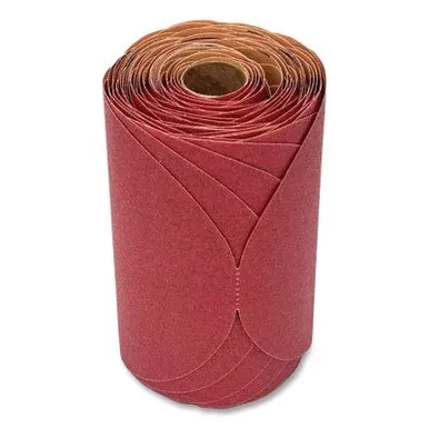 3M 7000119764 Red Abrasive Stikit Disc, Aluminum Oxide, 6 in dia, P500 grit, PSA