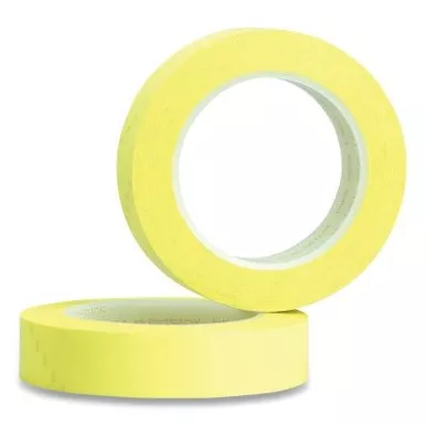 3M 7010045327 Polyester Film Electrical Tape, 74, 1 in W x 72 yd L, 0.8 mil Thick, Yellow