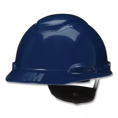3M 7100240005 SecureFit Pressure Diffusion Ratchet Suspension w/UVicator Hard Hats and Caps, Cap, Navy Blue