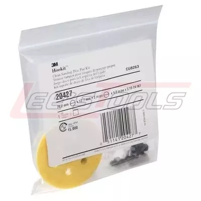 3M20427Clean Sanding Disc Pad Kit, 20427, 3 in, 5 kits per case