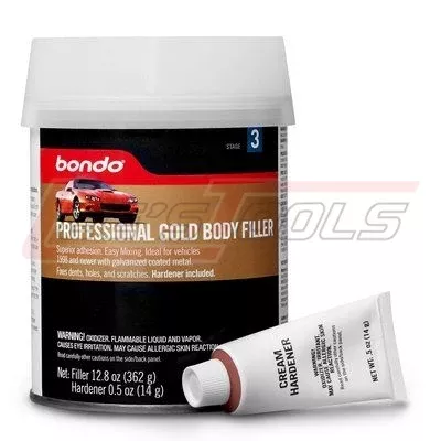 3M233Bondo Professional Gold Filler, 00233, 1 Quart