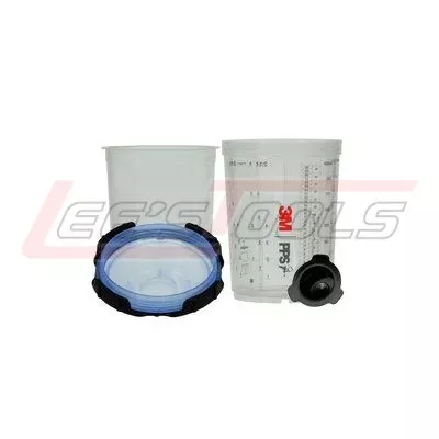 3M263123M™ PPS™ Series 2.0 Spray Cup System Kit, 26312, Midi (13.5 fl oz, 400 mL), 125 Micron Filter, 1 kit