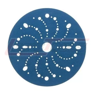 3M361783M™ Hookit™ Blue Abrasive Disc 321U Multi-hole, 36178, 6 in, 240, 50 discs per carton, 4 cartons per
