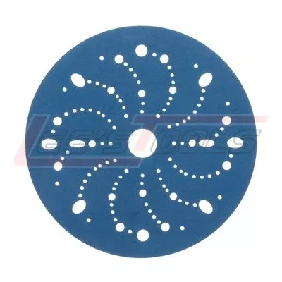 3M36181M™ Hookit™ Blue Abrasive Disc 321U Multi-hole, 36181, 6 in, 400, 50 discs per carton, 4 cartons per