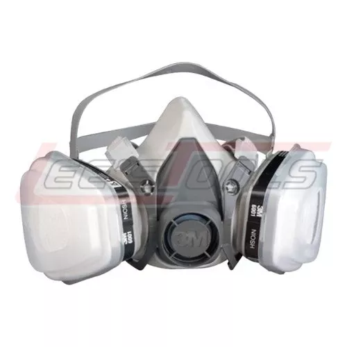 3M53P7153P71 Dual Cartridge Respirator Assembly 53P71, Organic Vapor/P95, Large