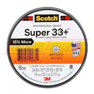 3MSUPER 33+Scotch Super 33+™ Vinyl Electrical Tape, 3/4 in x 66 ft (19 mm x 20.1 m)