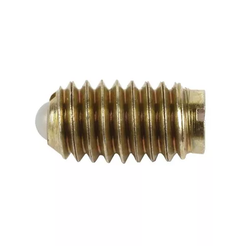 #4-40 UNC Ball Plunger No Locking Element Steel 0.062mm Ball Dia. 1/4” Body Length