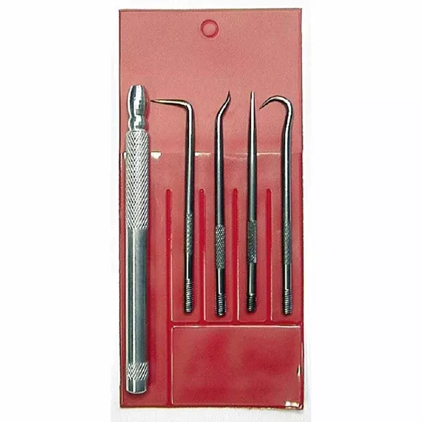 4-Way Pick Set, 5 Pc, Aluminum Handle 422-K4WPC