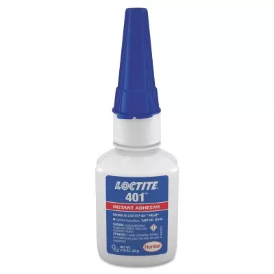 401 Prism Instant Adhesive, Surface Insensitive, 20 g Bottle, Clear 442-135429