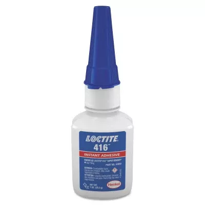 416 Super Bonder Instant Adhesive, 1 oz, Bottle, Clear 442-135452