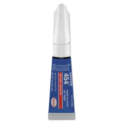 454 Prism Instant Adhesive, Surface Insensitive Gel, 3 g, Tube, Clear 442-233998