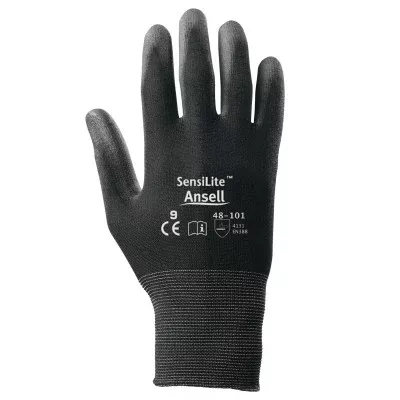 48-101 Gloves, Size 7, Black 012-48-101-7