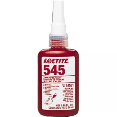 545 Thread Sealant, Hydraulic/Pneumatic Fitting, 10 mL Bottle, Purple 442-303420
