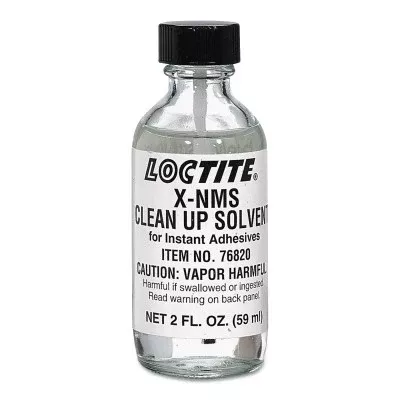 768 X-NMS Clean Up Solvent for Instant Adhesive, 2 oz, Bottle, Mild Solvent 442-235018